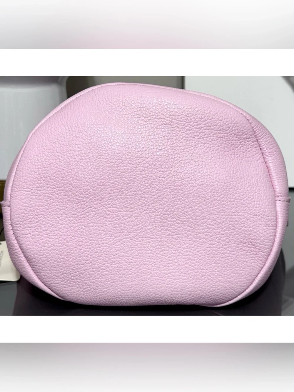 Portland Leather Pink Pebbled Leather Crossbody Bag